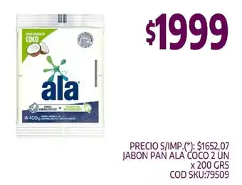 Supermercados Yaguar Ala jabon pan coco oferta