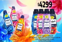 Supermercados Yaguar Comfort suavizante concentrado oferta