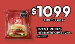 Diarco Tres cruces medallón de carne oferta