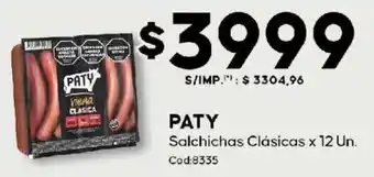 Diarco Paty salchichas clásicas oferta