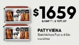 Diarco Patyviena salchichas fun oferta