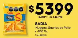 Diarco Sadia nuggets saurios de pollo oferta