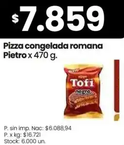 Changomas Pietro pizza congelada romana oferta
