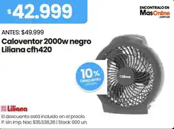 Changomas Liliana caloventor oferta