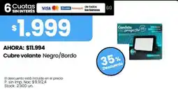 Changomas Cubre volante negro/bordo oferta