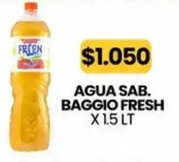 Autoservicio Capo Baggio fresh agua sab. oferta