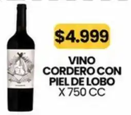 Autoservicio Capo Cordero vino con piel de lobo oferta