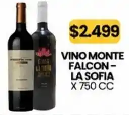 Autoservicio Capo Falcon- la sofia vino monte oferta