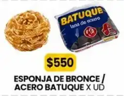 Autoservicio Capo Batuque esponja de bronce/ acero oferta