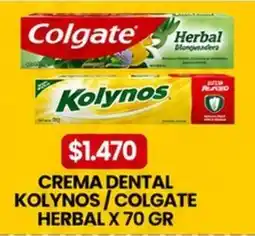 Autoservicio Capo Kolynos/Colgate herbal crema dental oferta