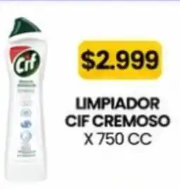 Autoservicio Capo Cif limpiador cremoso oferta