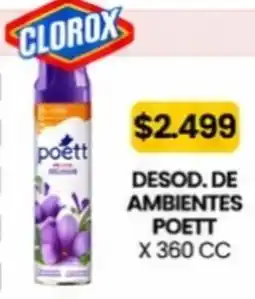 Autoservicio Capo Poett desod. de ambientes oferta