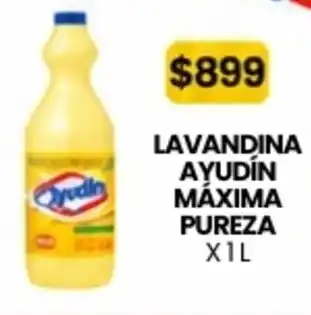 Autoservicio Capo Ayudín lavandina máxima pureza oferta