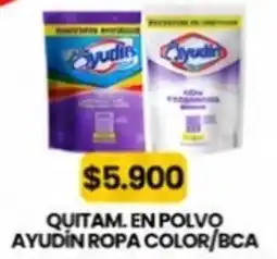 Autoservicio Capo Ayudín quitam. en polvo ropa color/bca oferta