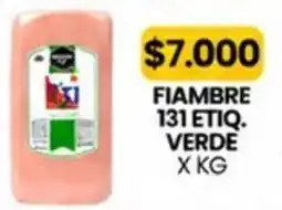 Autoservicio Capo 131 fiambre etiq. verde oferta