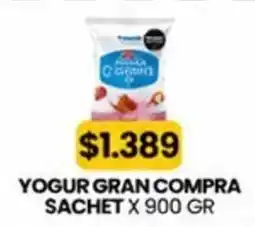 Autoservicio Capo Gran compra yogur sachet oferta