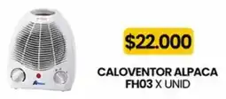 Autoservicio Capo Alpaca caloventor fh03 oferta