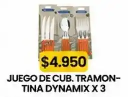 Autoservicio Capo Juego de cub. tramon- tina dynamix oferta