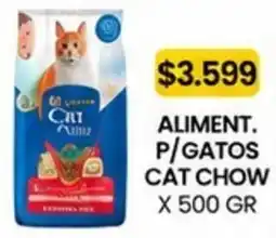 Autoservicio Capo Cat chow aliment. p/gatos oferta