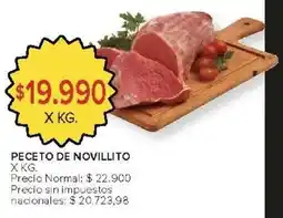Carrefour Peceto de novillito oferta