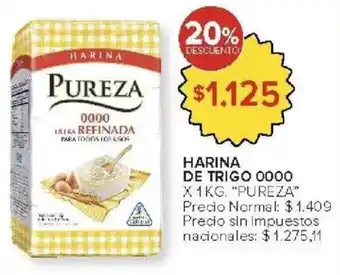 Carrefour Pureza harina de trigo 0000 oferta