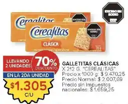 Carrefour Cerealitas galletitas clásicas oferta