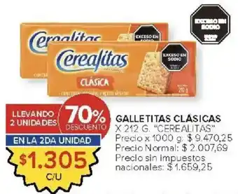Cerealitas galletitas clásicas