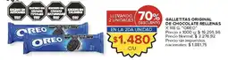 Carrefour Oreo galletitas original de chocolate rellenas oferta