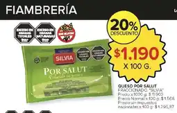 Carrefour Silvia queso por salut fraccionado oferta