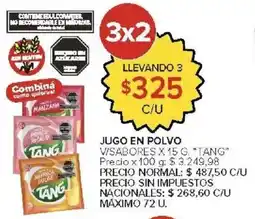 Carrefour Tang jugo en polvo v/sabores oferta