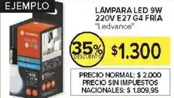Carrefour Ledvance lampara led oferta