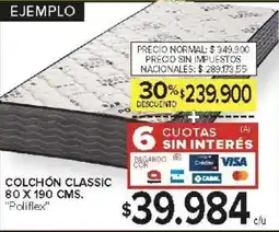 Carrefour Poliflex colchon classic oferta