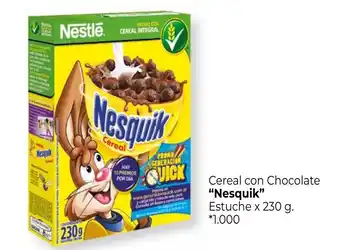 La Anonima Nesquik Cereal con Chocolate Estuche x 230g oferta