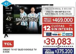 Carrefour Tcl smart tv 43' oferta