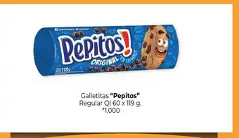 La Anonima Pepitos Regular Galletitas Ql 60 x 119g oferta