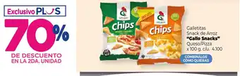 La Anonima Gallo Snacks Galletitas de Arroz Queso/Pizza x 100g. c/u. oferta