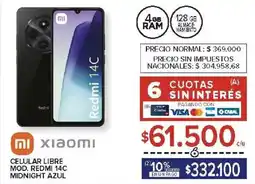 Carrefour Redmi 14C celular libre oferta