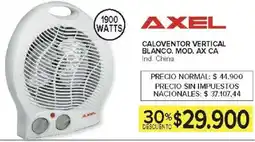 Carrefour Axel caloventor vertical blanco oferta