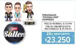 Carrefour Fifa ballers personajes sorpresa oferta