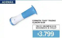 Carrefour Tuky corneta trueno claxon oferta