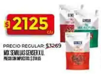Supermercados DIA Genser mix semillas oferta