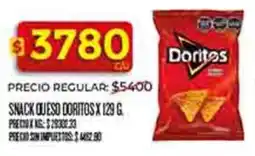 Supermercados DIA Dorites snack queso oferta