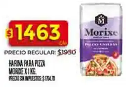 Supermercados DIA Morixe harina para pizza oferta