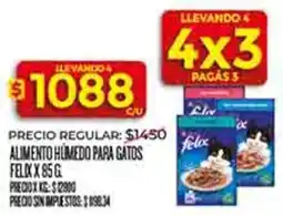 Supermercados DIA Felix alimento humedo para gatos oferta