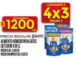 Supermercados DIA Cat chow alimento humedo para gatos oferta