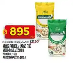 Supermercados DIA Molinos ala arroz parboil/largo fino oferta
