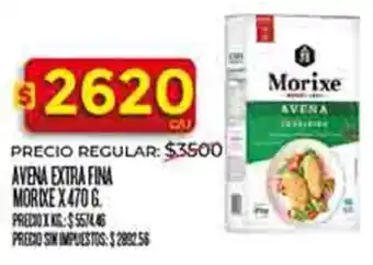 Supermercados DIA Morixe avena extra fina oferta