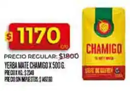 Supermercados DIA Chamigo yerba mate oferta