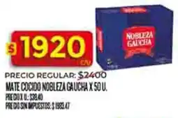 Supermercados DIA Nobleza gaucha mate cocido oferta