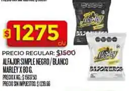 Supermercados DIA Marley alfajor simple negro/blanco oferta